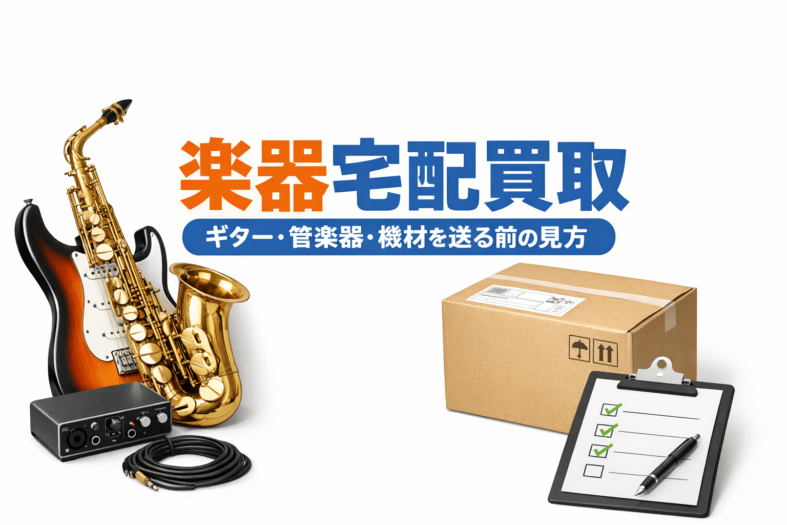 アンコールズ｜ギターやエフェクターを送る前に見たい確認ポイント